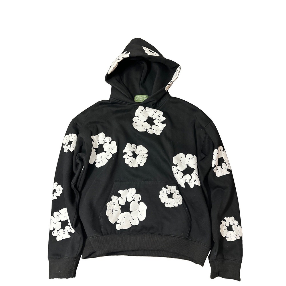 Denim Tears The Cotton Wreath Sweatshirt Hoodie Black Size Small